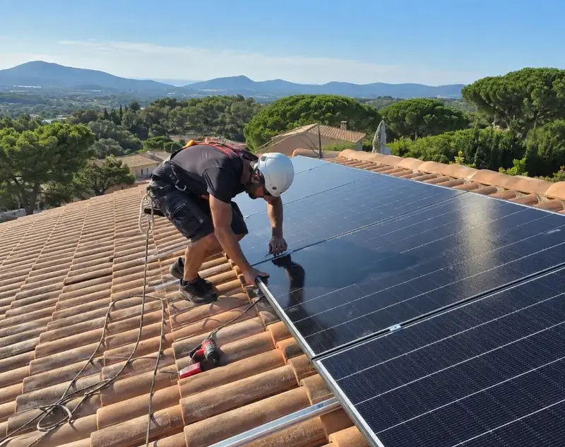 Installateur panneaux solaires Laruscade — pose photovoltaïque sur toiture