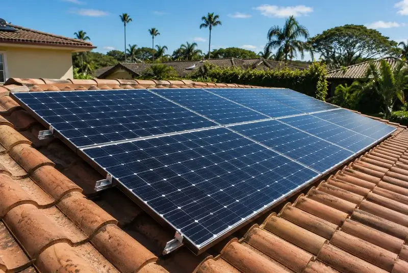 Installation de panneaux solaires à Laruscade